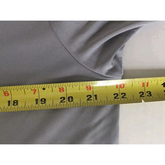 PGA Tour Men's Polo Shirt  Grey/Blue Short Sleeve Golf Apparel size XL - Picture 7 of 13